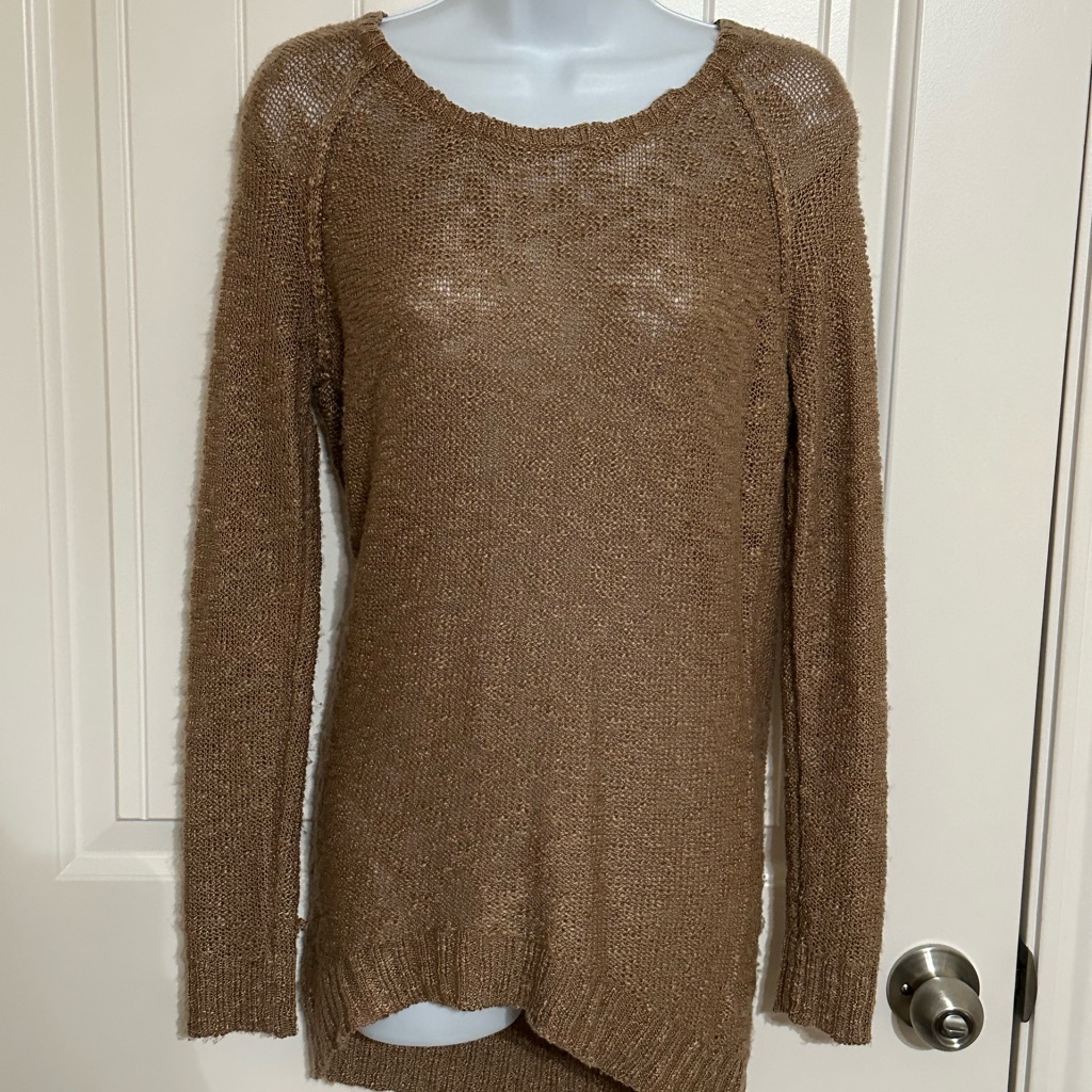 Women's Brown Knit Sweater